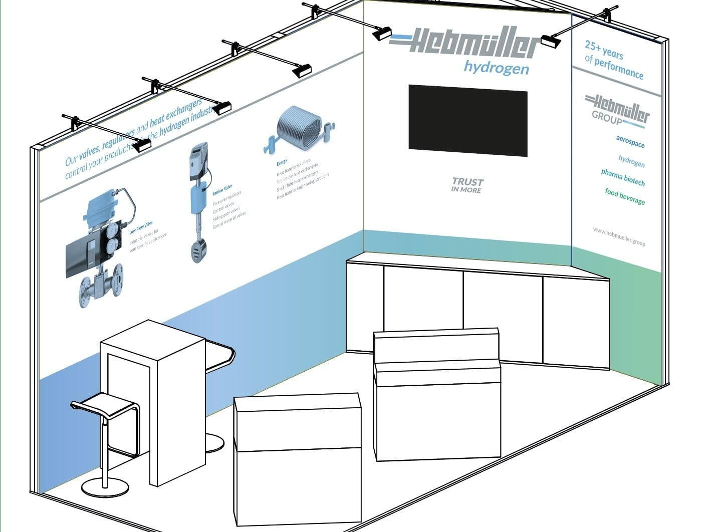 link instinct® begleitet Hebmüller Hydrogen auf Hydrogen Technology EXPO, Bremen